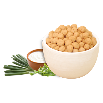 Sour Cream and Onion Soy Puffs